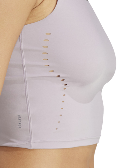 Crop Top adidas Originals ELEV HIIT Cropped Training Tank Top Fialová | it7430, 3