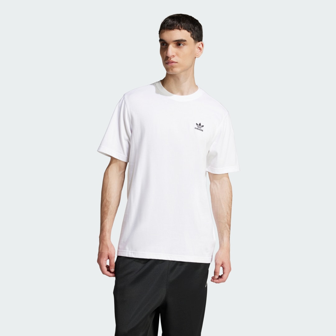 Tričko adidas Performance Trefoil Essentials T-Shirt Biela | JI8544, 0