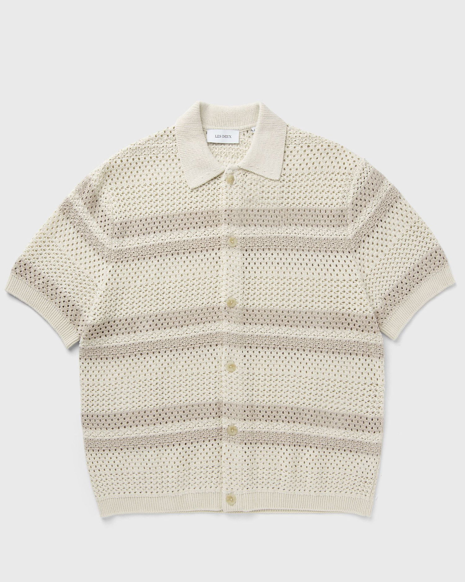 Polo tričko Les Deux Les Deux Gianni Short Sleeve Knitted Polo Shirt Béžová | LDM310156-215215, 0