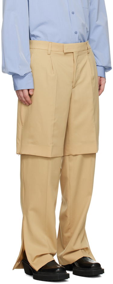 Nohavice VETEMENTS Layered Trousers Béžová | VL16PA340S, 1