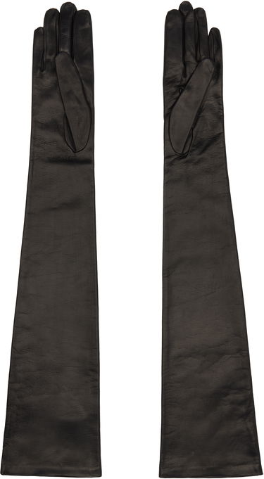 Rukavice Givenchy Long Leather Gloves Čierna | BGZ04KG054001, 1