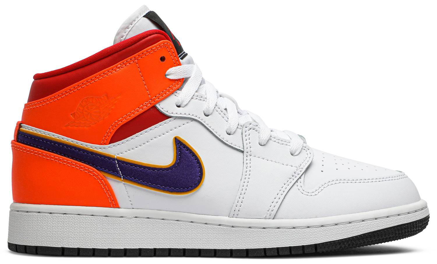 Tenisky a topánky Jordan Air Jordan 1 Mid "White Court Purple Teal" GS Biela | 554725-128, 0