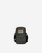 Dolce & Gabbana Coated Jacquard Crossbody Bag