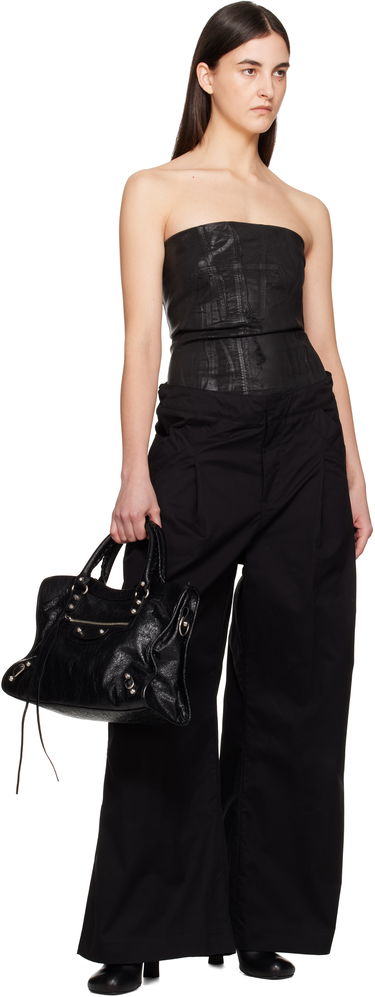 Nohavice Entire Studios Entire Studios Wares Wide-Leg Trousers Čierna | ESU-S25-3007-BL, 3