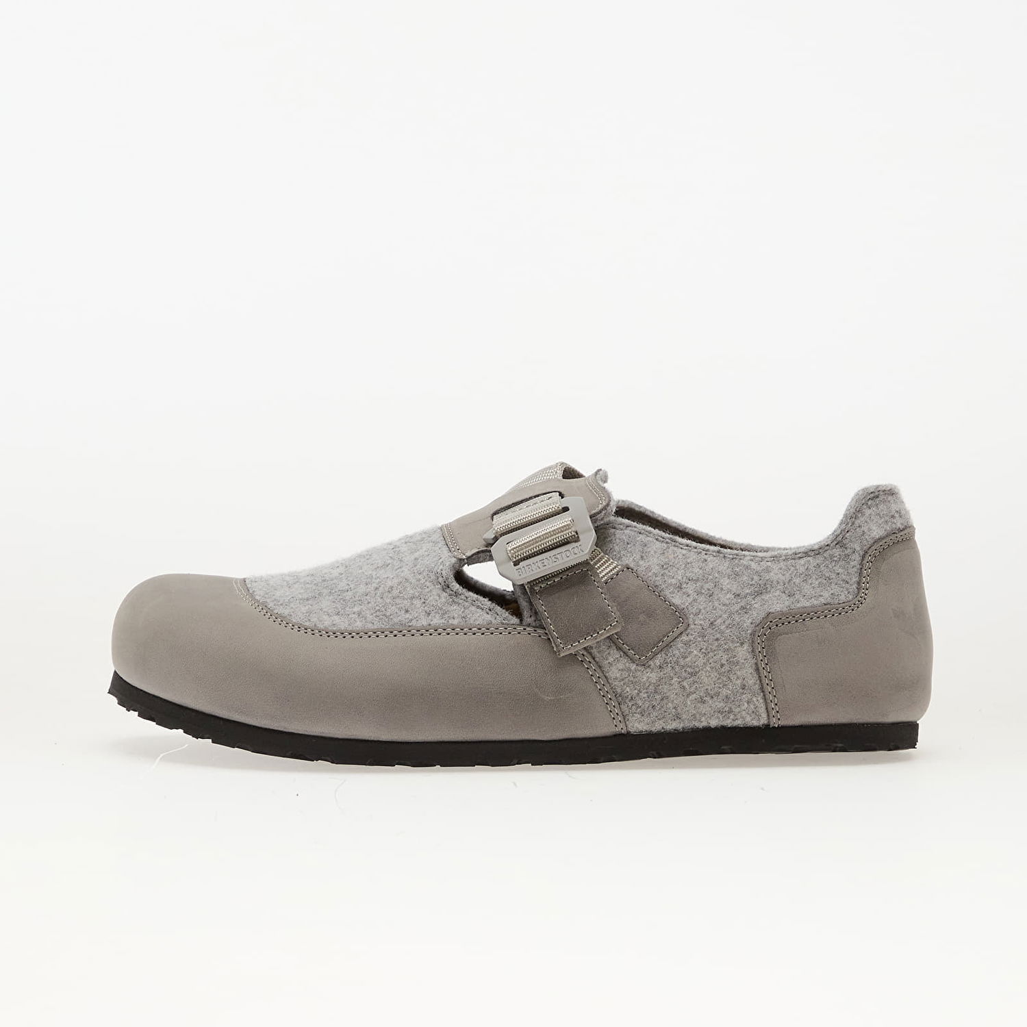 Tenisky a topánky Birkenstock London Nova Felt Leather/ Textile/ Felt Stone Coin Šedá | 1030175, 0
