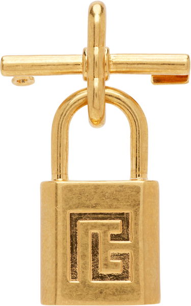Spona Balmain Padlock Brooch Metalická | FN0XM560MBRA, 0