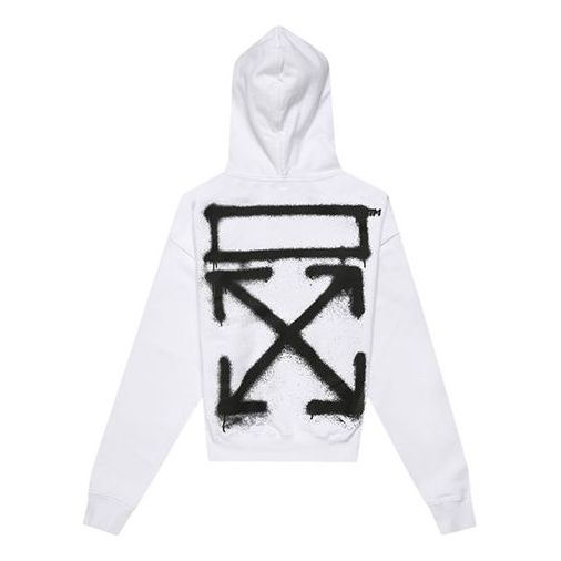Mikina Off-White Off-White SS20 Spray Painting Oversized Hoodie Biela | OMBB037R20E300150110