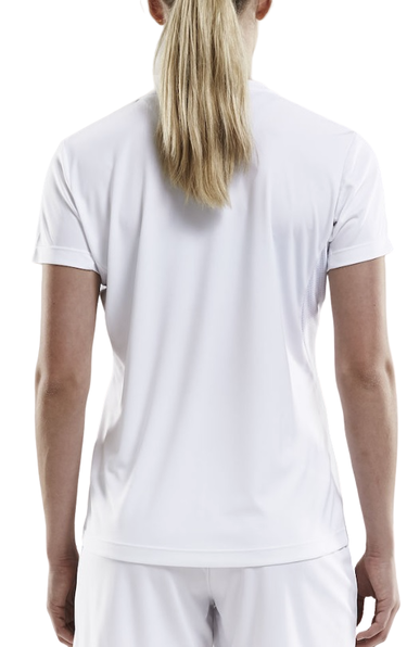 Tričko Craft Solid V-Neck Jersey T-Shirt Biela | 1905566-1900, 1