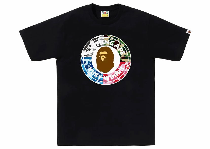 Tričko BAPE BAPE ABC Camo Crazy Busy Works Tee Black Čierna | 1J80-110-009