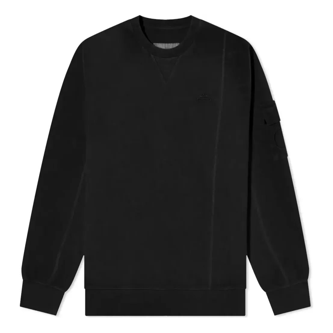 Sveter A-COLD-WALL* Compass Pocket Crew Sweatshirt Čierna | ACWMW029-BLACK, 0