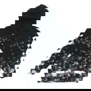 Diagonal Stripes Galaxy Print Hoodie