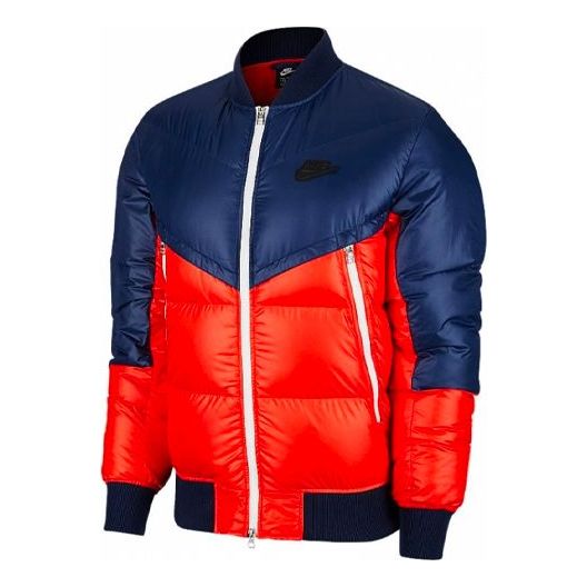 Prešívaná bunda Nike Sportswear Down-Fill Windrunner Jacket Červená | CU4403-673