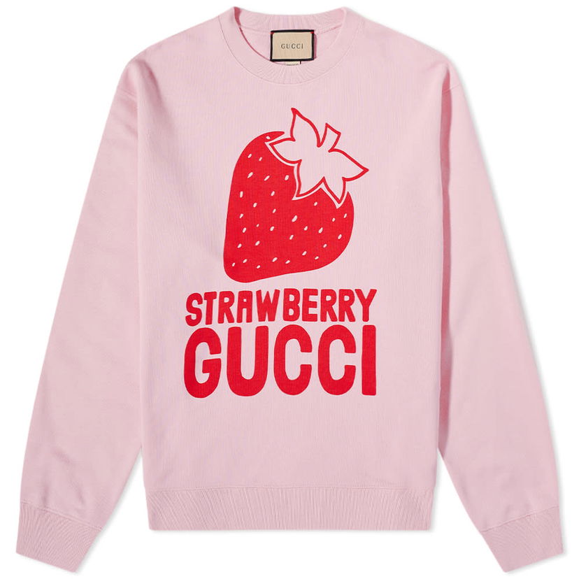Sveter Gucci Gucci Strawberry Sweat Ružová | 681217-XJDV1-5904