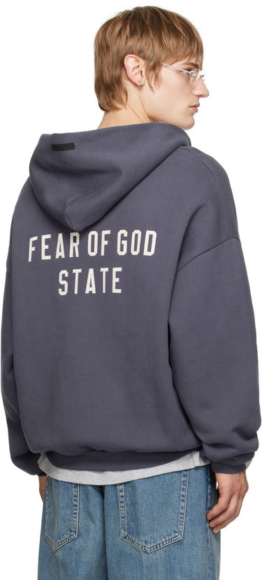 Mikina Fear of God Fear of God ESSENTIALS Heavy Fleece Full Zip-Up Hoodie Šedá | 192HO246244F, 2