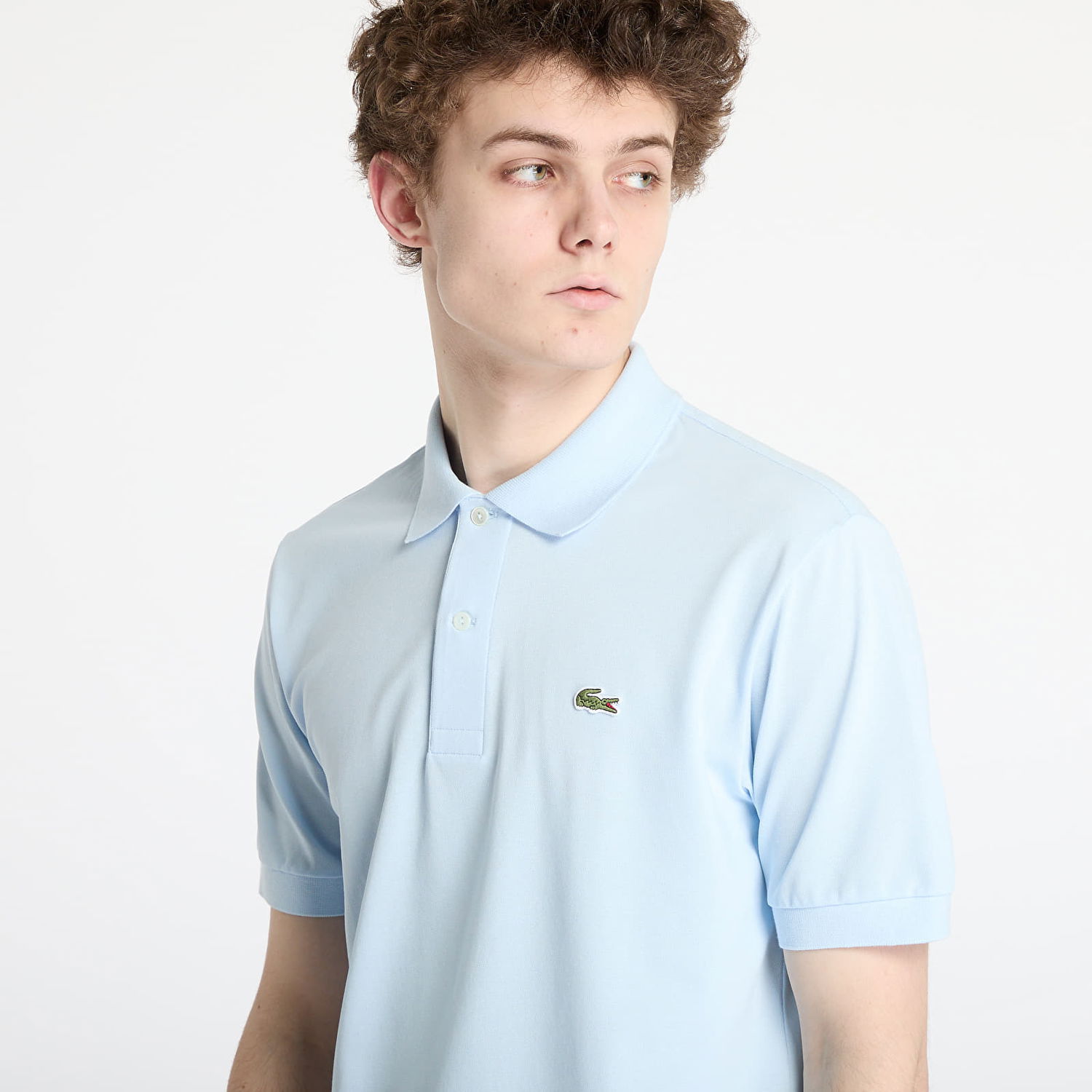 Polo tričko Lacoste Lacoste Light Pique Polo Shirt Modrá | PH9851 T01, 1