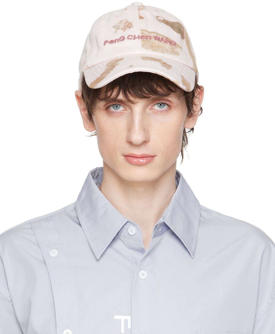 Šiltovka Feng Chen Wang Feng Chen Wang Embroidered Baseball Cap Ružová | FUS17AC16P, 0