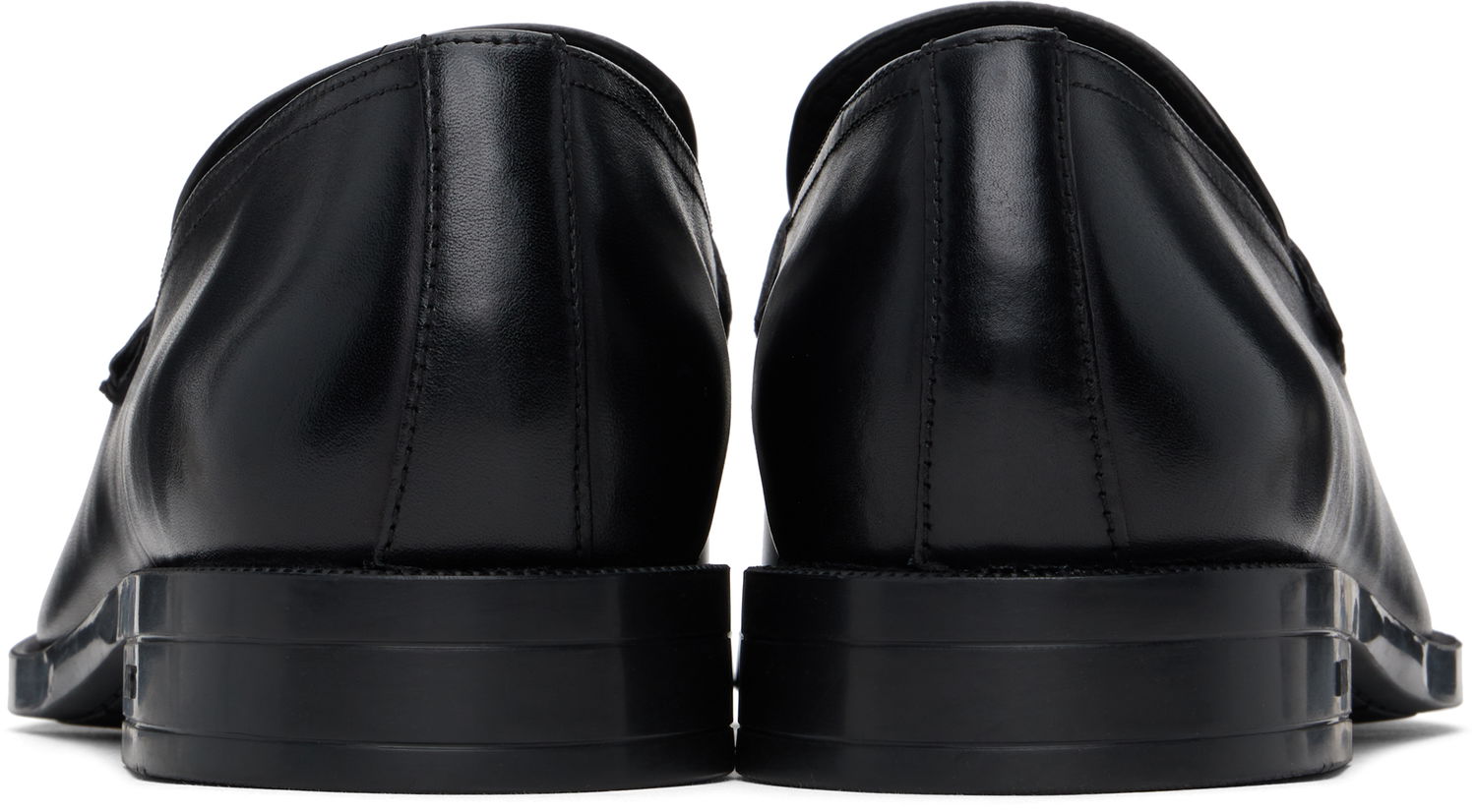 Tenisky a topánky BOSS BOSS Leather Penny Loafers Čierna | 50541699, 1