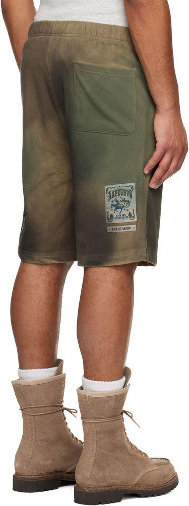 Šortky AAPE by A Bathing Ape Faded Effect Elasticized Waist Graphic Sweat Shorts Rôznofarebný | AAPSPMB686XANGRZ, 2