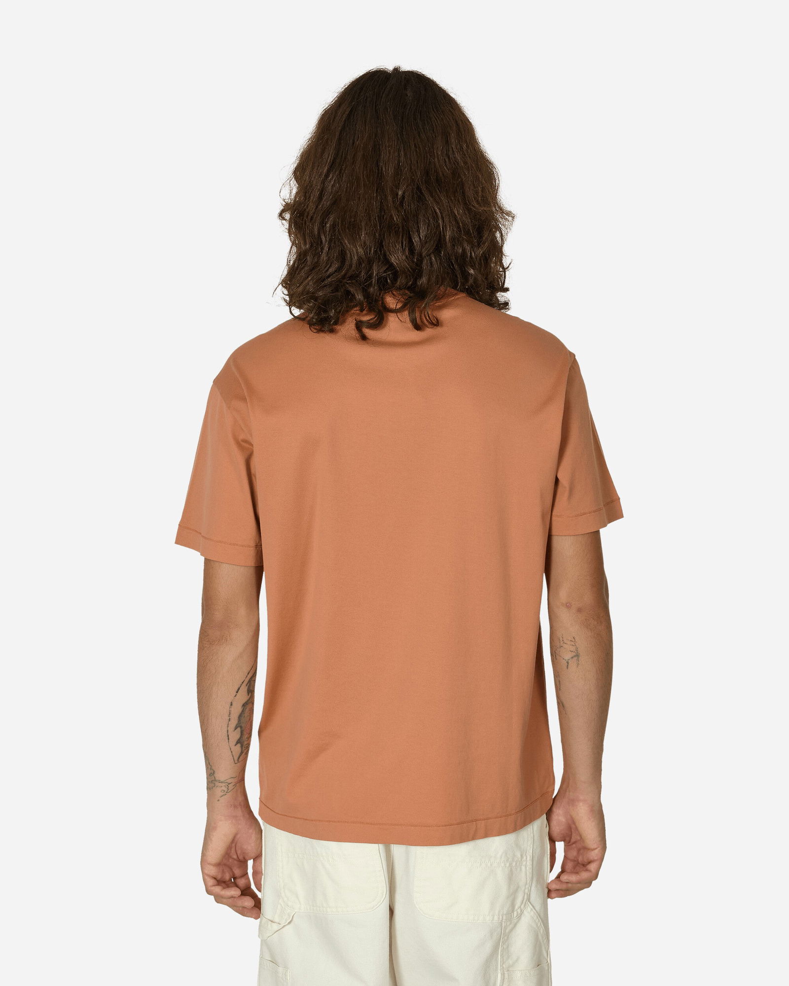 Garment Dyed Logo T-Shirt Orange