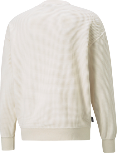 Sveter Puma Puma Downtown Waffle Crew Sweatshirt Biela | 535671-099, 2