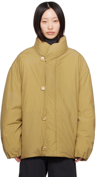 Prešívaná bunda LEMAIRE Lemaire Stand Collar Puffer Jacket Hnedá | OW1040 LF1156, 0