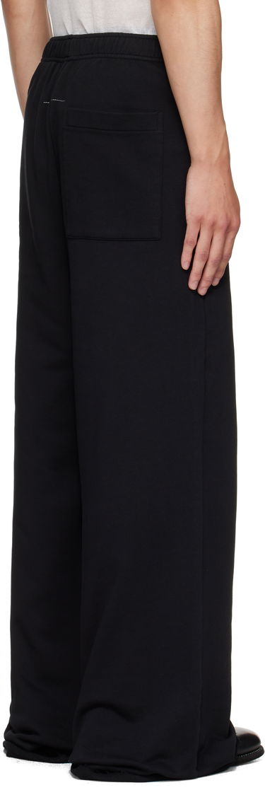 Tepláky Maison Margiela MM6 Maison Margiela Cotton Wide-Leg Sweatpants Čierna | SH0KA0057 M25025, 2