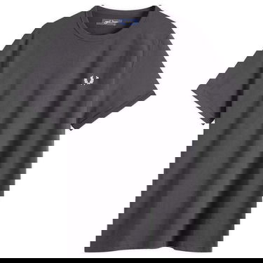 Tričko Fred Perry Fred Perry Ringer T-Shirt, Size Large Šedá | M3519-Y93, 0