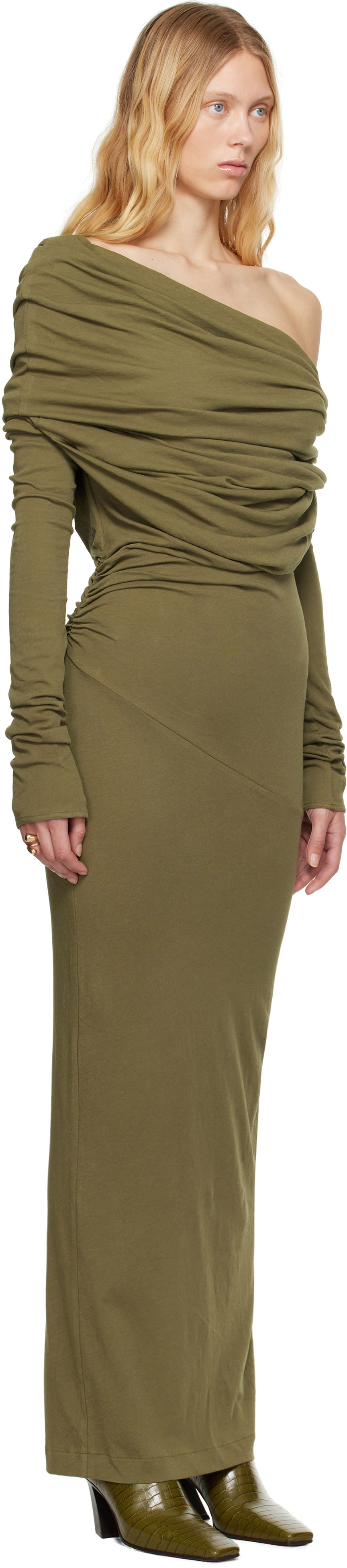 Šaty Entire Studios Entire Studios Bound Maxi Dress Zelené | ESW-S25-6018-CA, 1