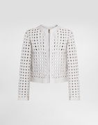 Dolce & Gabbana Woven Nappa Leather Jacket