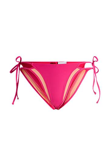 Plavky BOSS Tie-Side Layered Bikini Bottoms Ružová | 50540300, 0