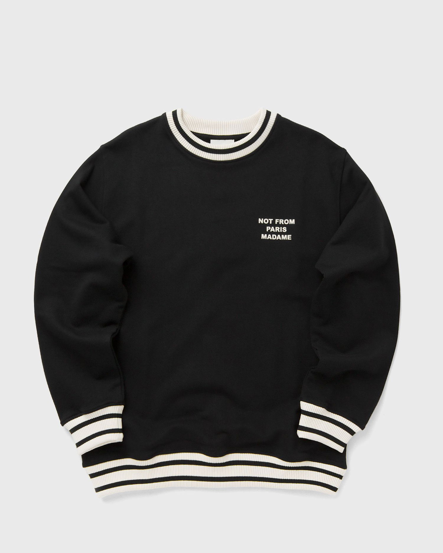 Sveter Drôle de Monsieur Drole de Monsieur Slogan Sport Sweatshirt Čierna | F-SW140-CO127-BL, 0