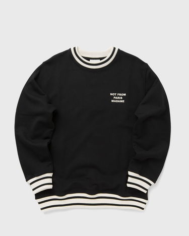 Sveter Drôle de Monsieur Drole de Monsieur Slogan Sport Sweatshirt Čierna | F-SW140-CO127-BL, 0