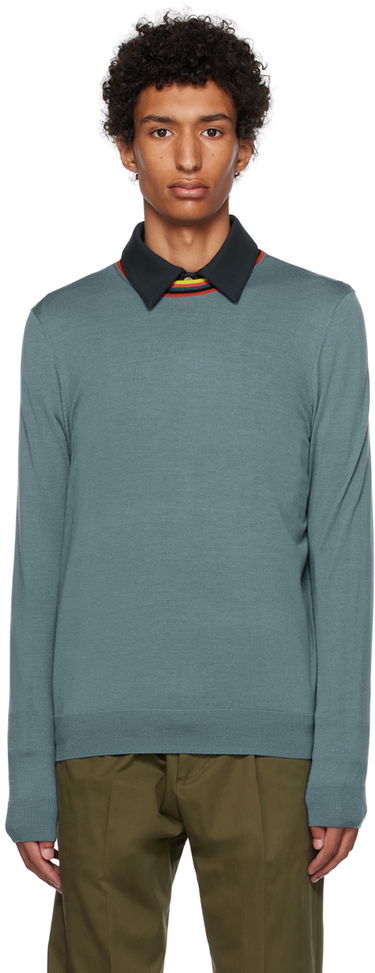 Sveter Paul Smith Paul Smith Artist Stripe Sweater Modrá | M1R-772T-L02094, 0