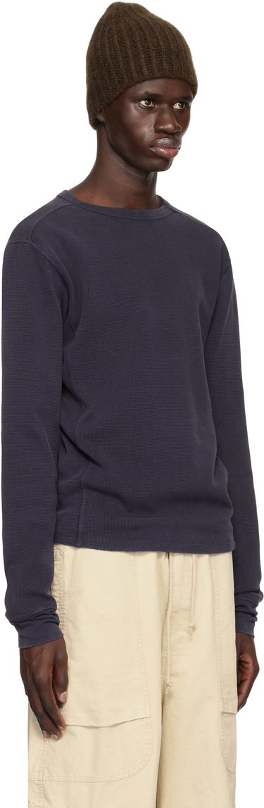 Tričko Entire Studios Entire Studios Thermal Long Sleeve T-Shirt Navy | ES2260IN, 1