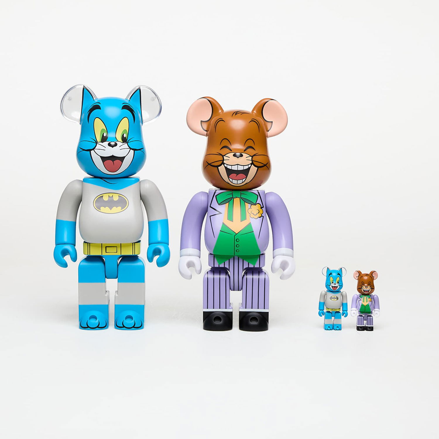 Zberateľské Medicom Toy BE@RBRICK Tom As Batman & Jerry As Joker 100% & 400% Set Rôznofarebný | 4530956612751, 0