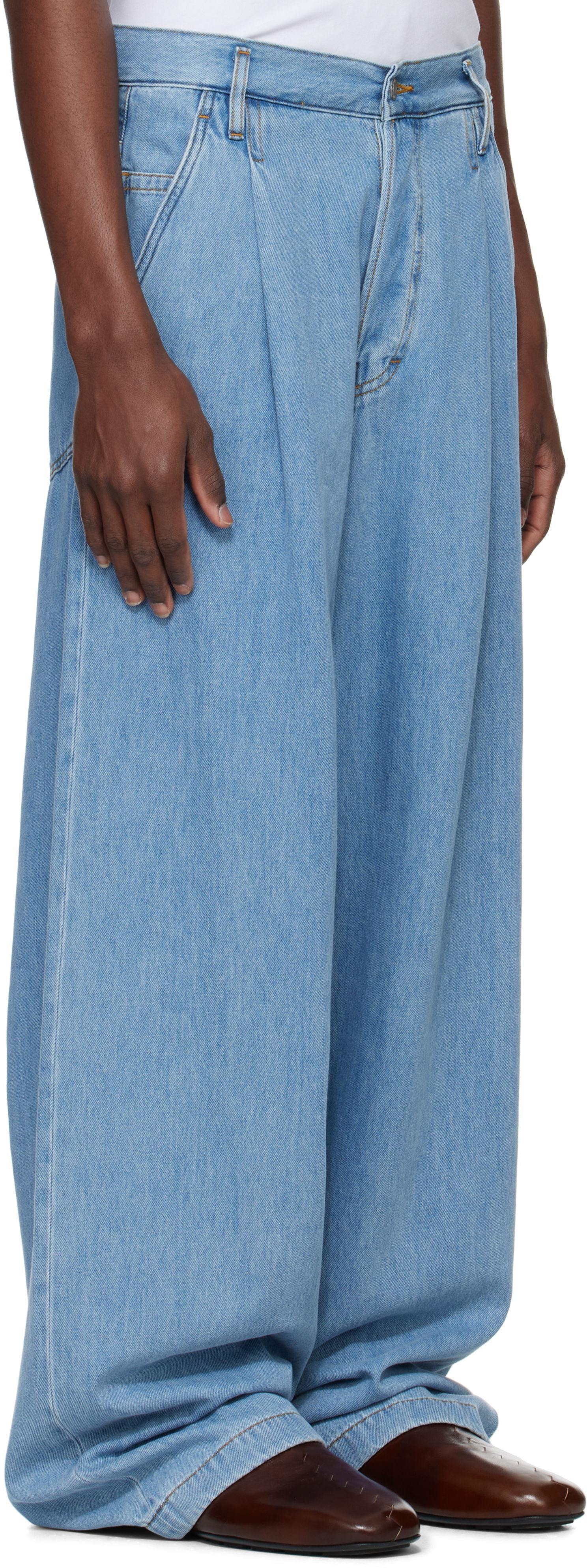 Dries Van Noten Pleated Jeans