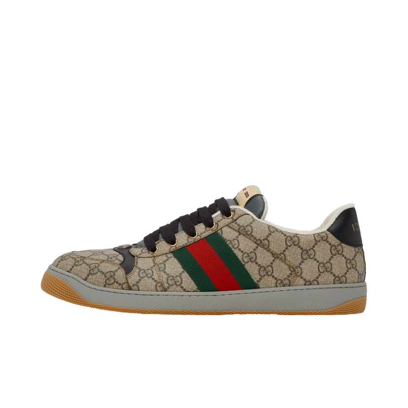 Tenisky a topánky Gucci Screener GG Sneakers 'Beige & Black' Hnedá | 674530 96GE0