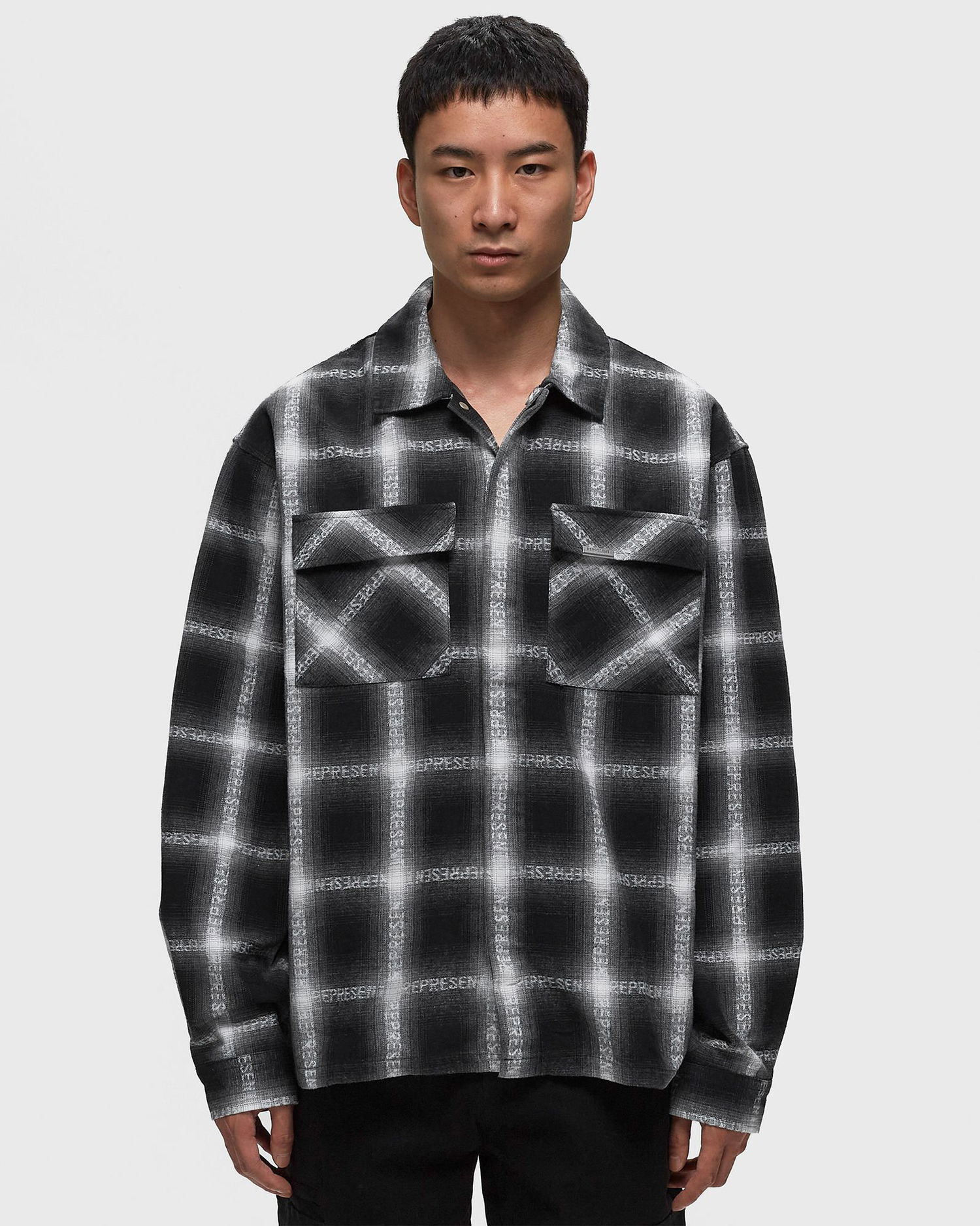Košeľa Represent Clo Represent FLANNEL SHIRT Čierna | ML2001-07, 1