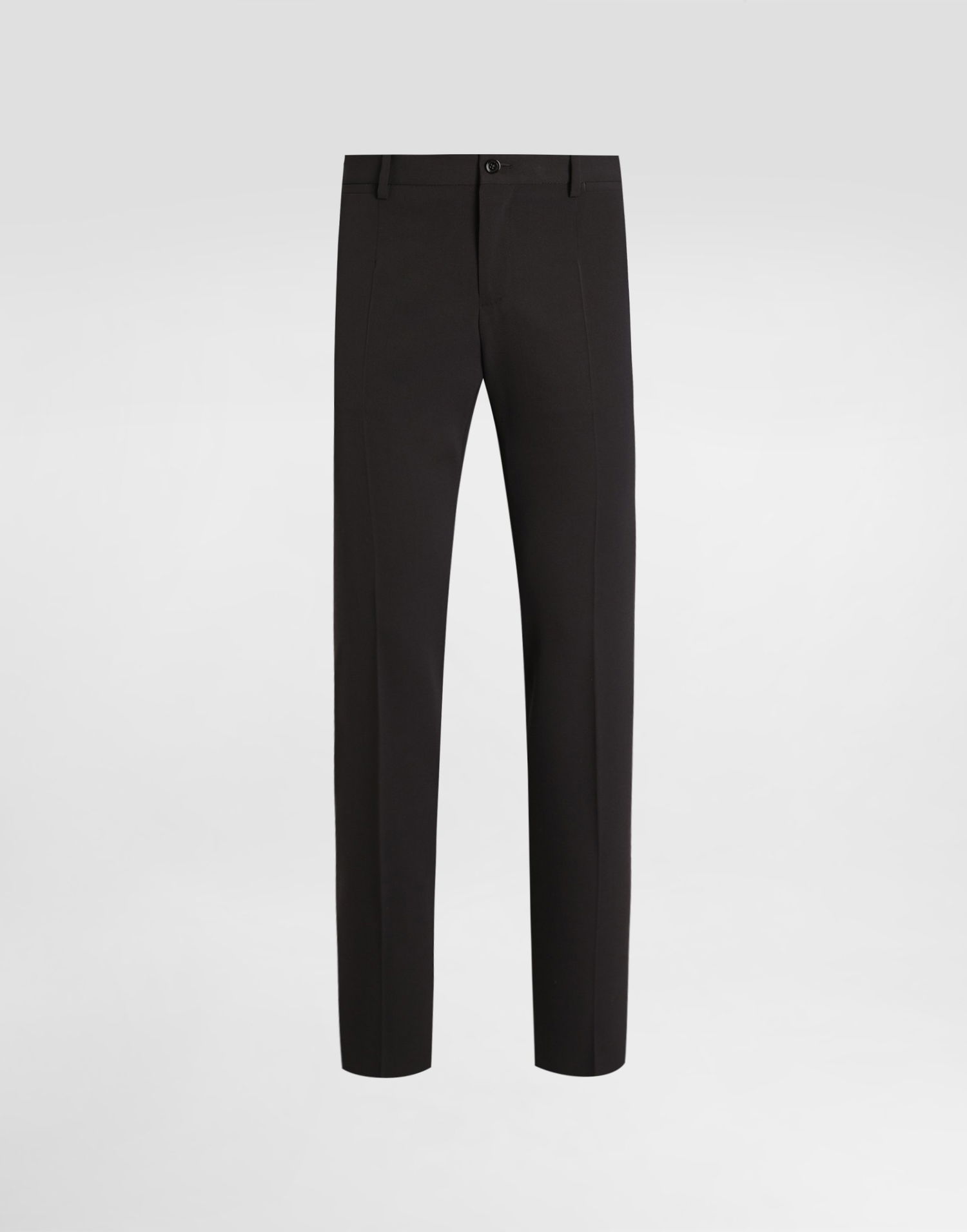 Nohavice Dolce & Gabbana Dolce & Gabbana Bi-Stretch Wool Canvas Trousers Čierna | GY7BMTFUBGBN0352, 0