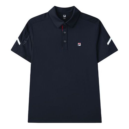 Polo tričko FILA Athletics Series Casual Short Sleeve Polo Shirt Navy | A11M123152F-NV