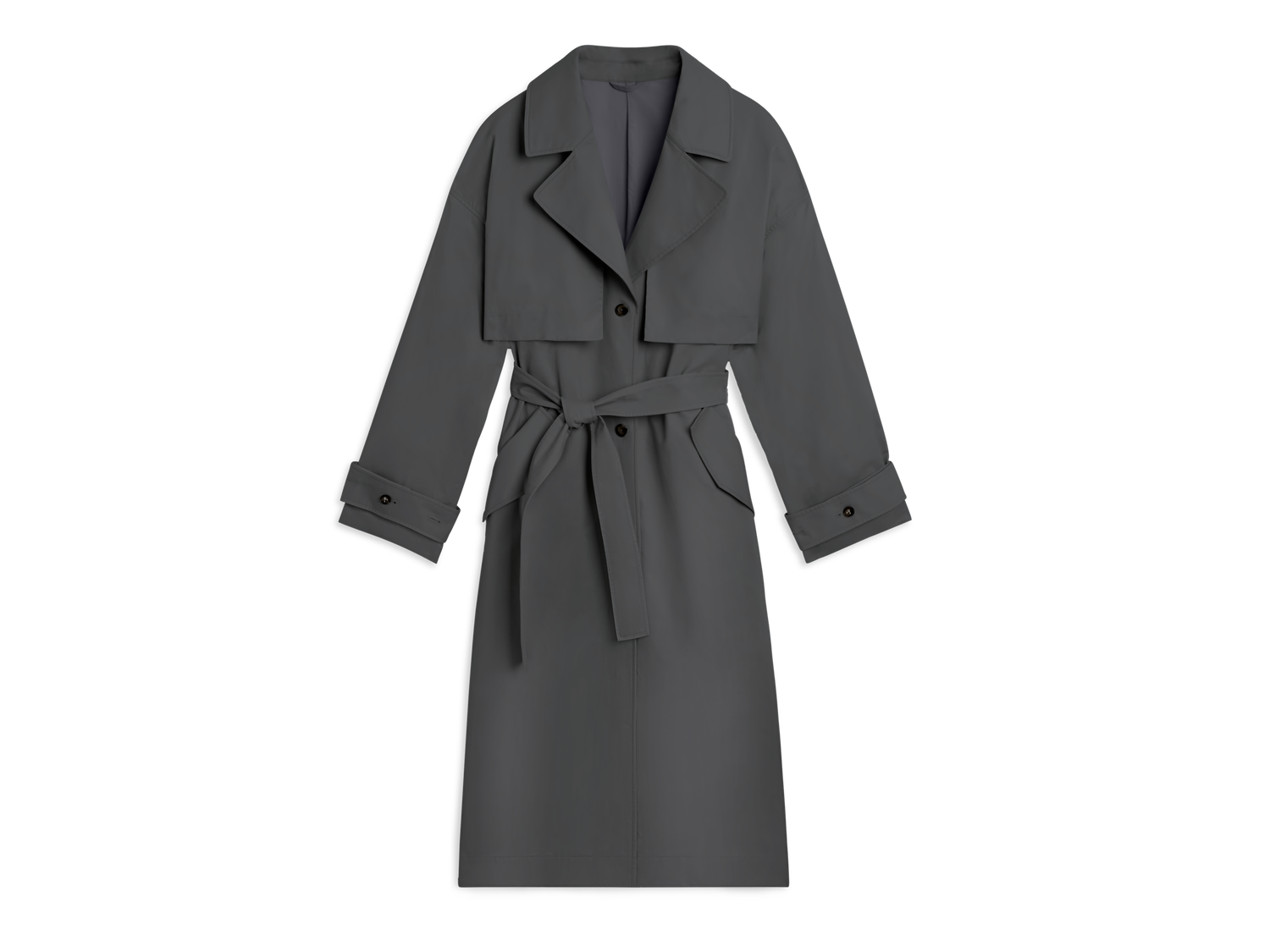 Kabáty AXEL ARIGATO Atom Trench Coat Šedá | A2107001, 1