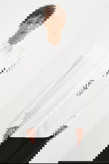 Košeľa WOOD WOOD Rofus Oversized Relaxed Print Shirt Biela | 12435315.1226, 0