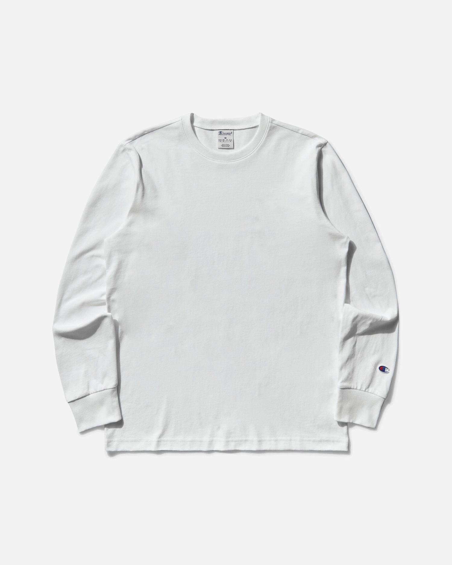 Tričko Champion Reverse Weave Loose Fit Longsleeve T-Shirt Biela | 221164 WW001, 1