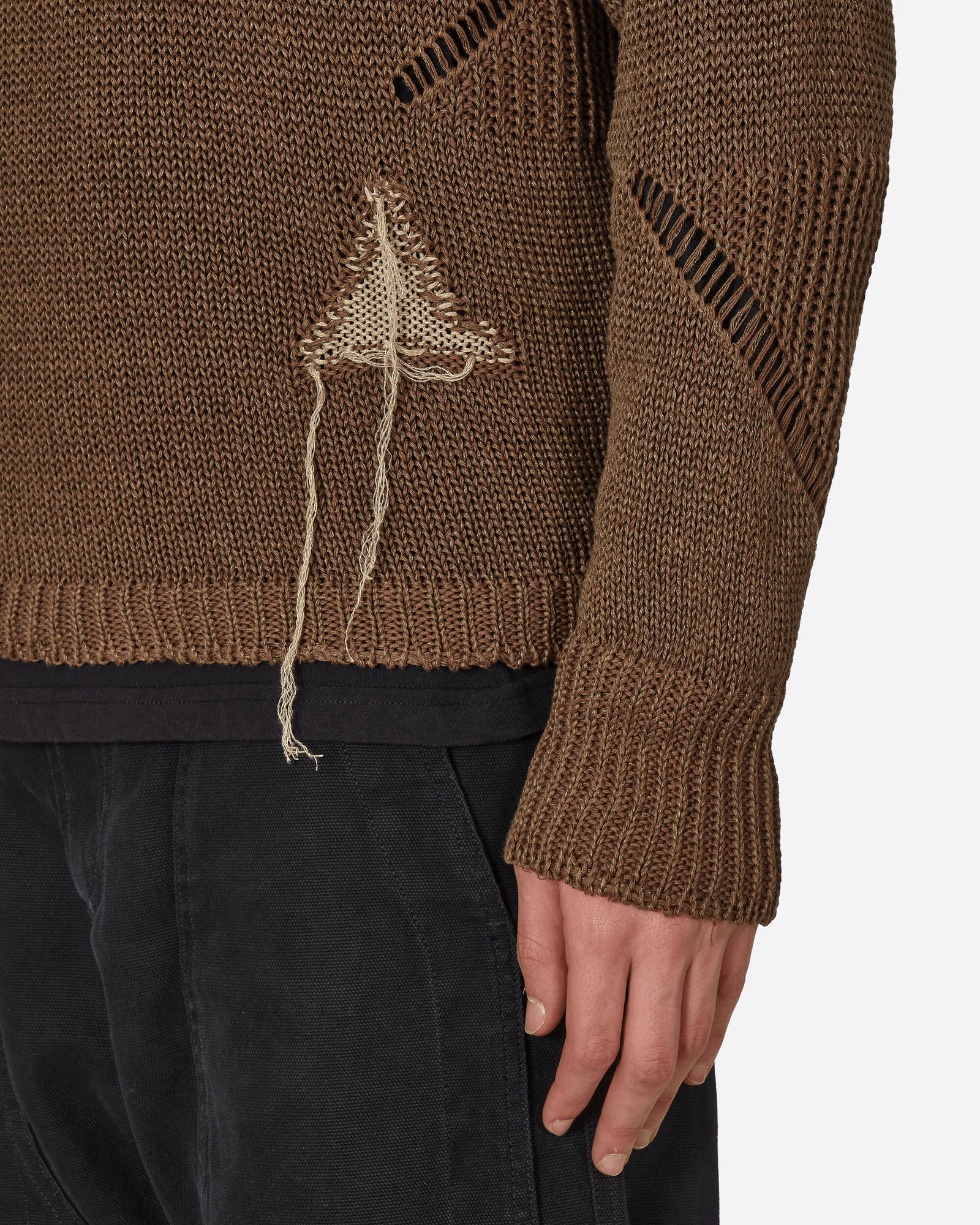 Hemp Crewneck Sweater Brown