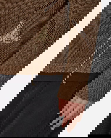 Sveter ROA Hemp Crewneck Sweater Brown Hnedá | RBMW076YA01 BRW0001, 5