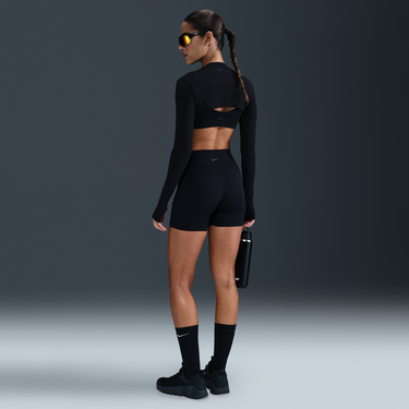 Šortky Nike Nike One High-Waisted 5" Bike Shorts Čierna | HJ3646-010, 4