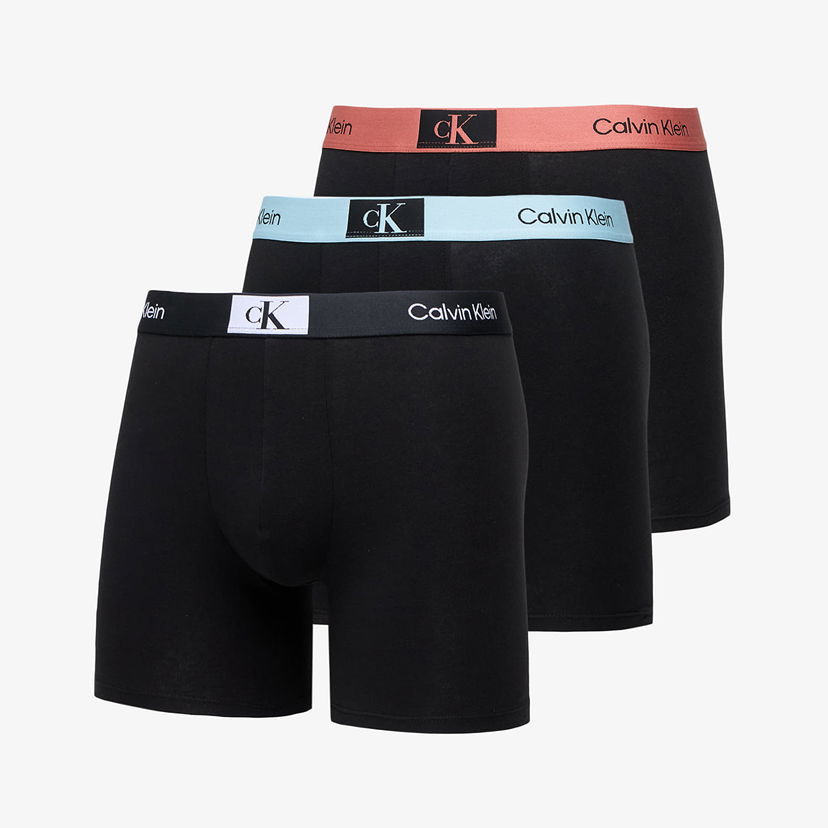 Boxerky CALVIN KLEIN Boxer Brief 3-Pack Black Čierna | NB3529A MTF