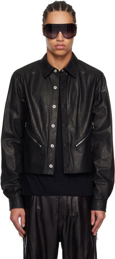 Bunda Rick Owens Rick Owens Hollywood Tour Alice Leather Jacket Čierna | RU01E5742 LSU, 0