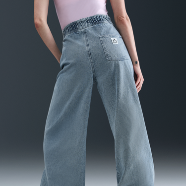 Crop Top Nike Sportswear Wide Leg Jeans Ružová | IH5107-440, 4