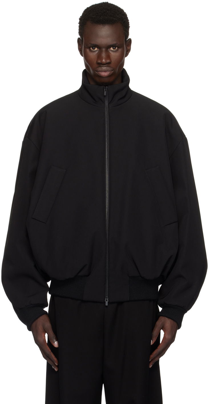 Bomber bunda Fear of God Weighted Twill Bomber Jacket Čierna | FG24FW30-638WCT